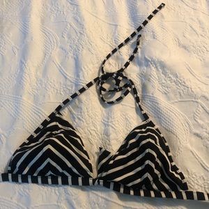 Ralph Lauren striped triangle bikini top